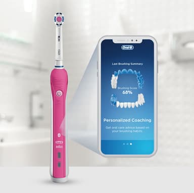 Oral-B Smart 4 4500 elektrisk tandbørste gavesæt SMART4500 (pink)