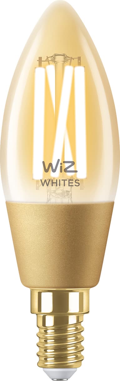 4: WiZ Filament kerte E14, ravfarvet