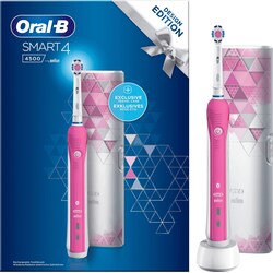 Oral-B Smart 4 4500 elektrisk tandbørste gavesæt SMART4500 (pink)