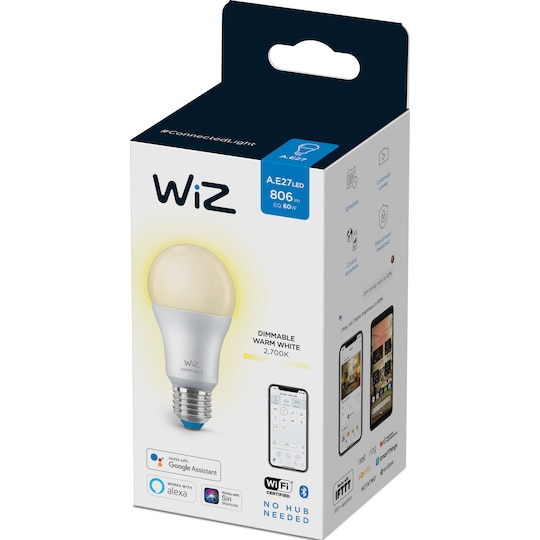 Wiz Light LED-pære 8W E27 871869978603800