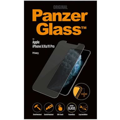 PanzerGlass Privacy skærmbeskytter til iPhone X/Xs/11 Pro