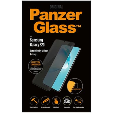 PanzerGlass Privacy skærmbeskytter til Samsung Galaxy S20