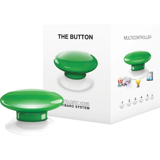 Fibaro Button smart-switch FGPB-101-5 (grøn)