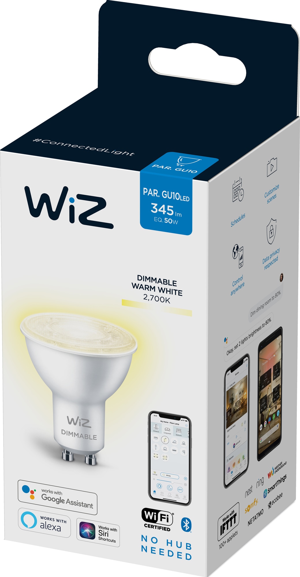 Wiz Light LED-spot 5W GU10 871869978625000