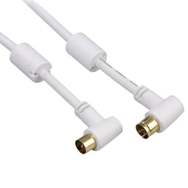 Hama antennekabel 95 dB (3 meter - hvidt)