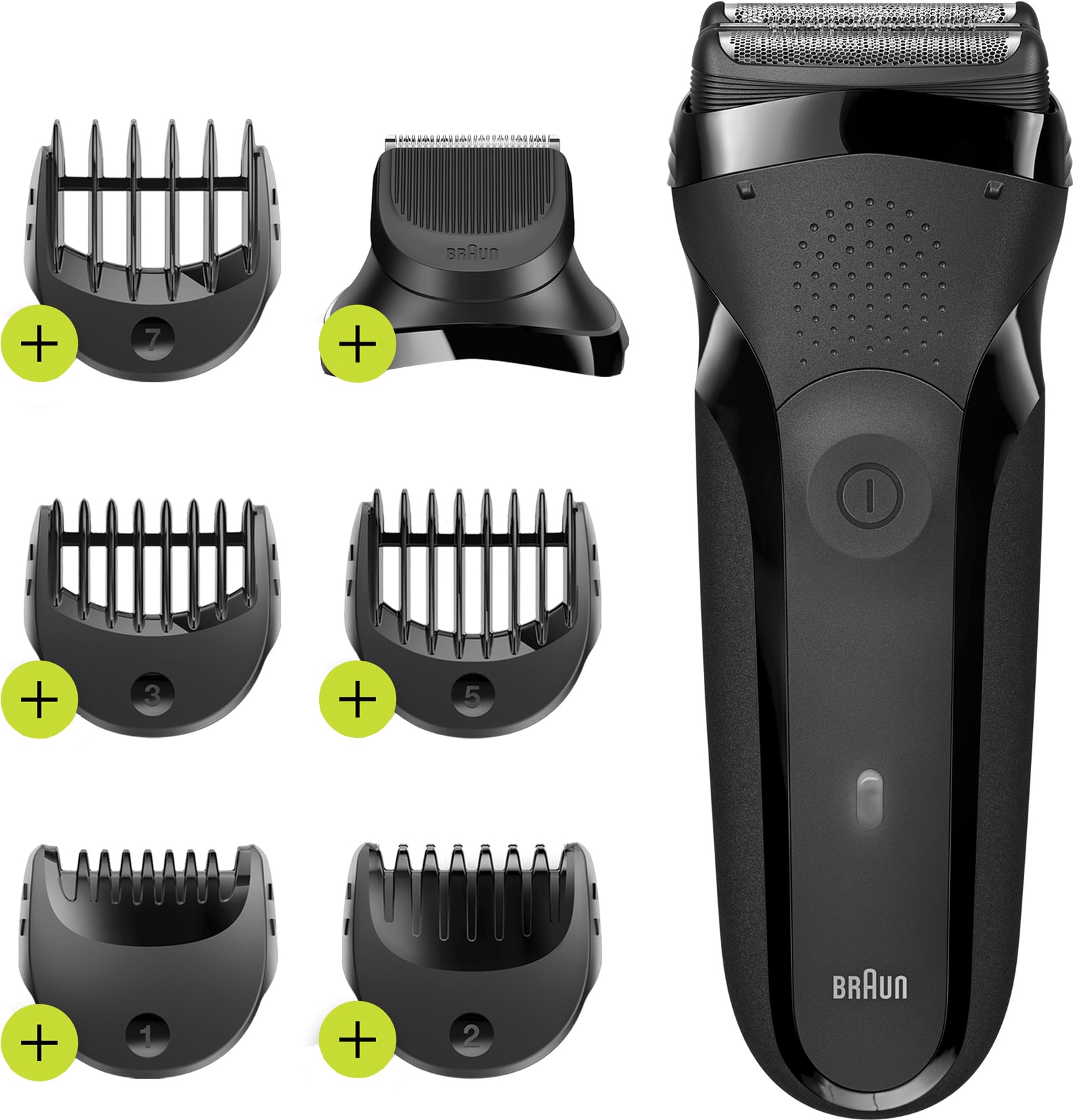 Braun Series 3 Shave&Style elektrisk barbermaskine og trimmer 300BT thumbnail