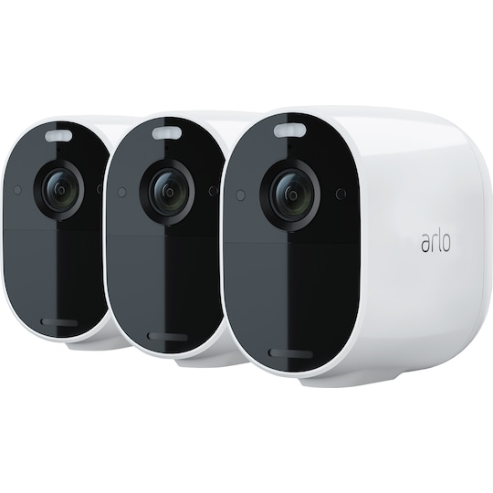 blok alliance Skubbe Arlo Essential trådløst FHD smart kamera 3-pak (hvid) | Elgiganten