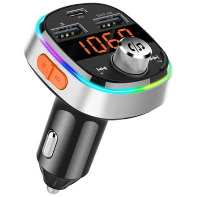 FM-sender Bluetooth 5.0 med USB-C