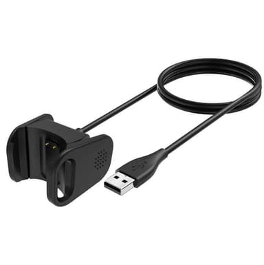 Udskiftningsoplader USB, kompatibel med Fitbit Charge 3