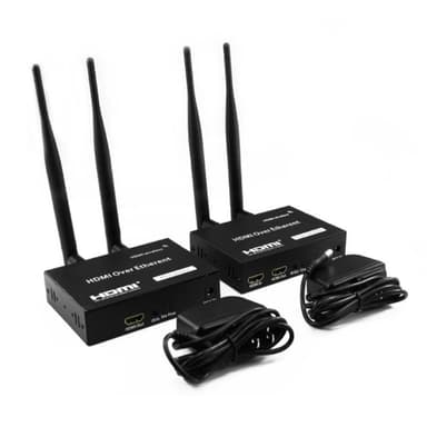 Trådløs HDMI-udvidelse dobbeltbånd 2,4 / 5 GHz, sender / modtager, 200 m