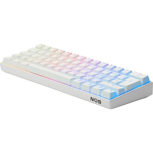 NOS C-450 Mini PRO RGB-tastatur (hvid)
