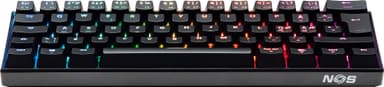 NOS C-450 Mini PRO RGB gaming-tastatur (sort)