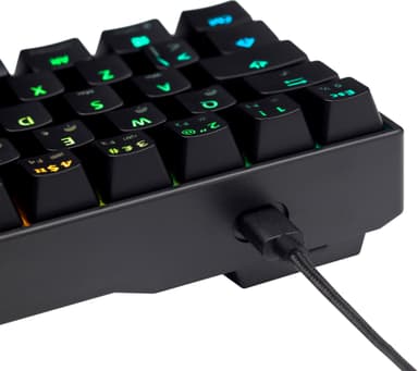 NOS C-650W Compact PRO RGB trådløst tastatur