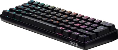 NOS C-450 Mini PRO RGB gaming-tastatur (sort)