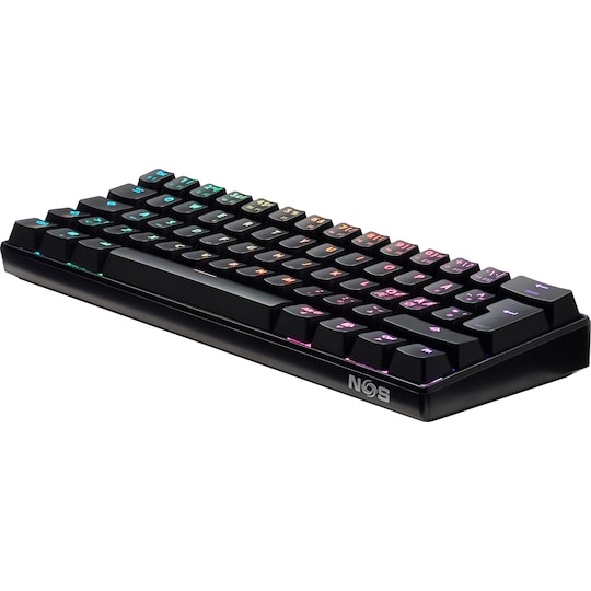 NOS C-450 Mini PRO RGB-tastatur (sort)