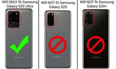 Stødfast Samsung Galaxy S20 Ultra - gennemsigtig