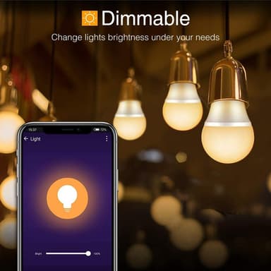 INF Smart LED-pære med WIFI E27 9W