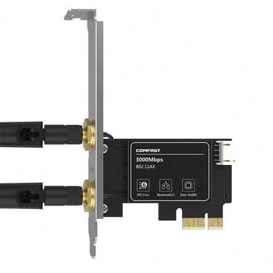 Dual-band netværkskort 3000 mPCIe Bluetooth 5.0 WiFi 6