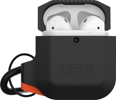 UAG Apple AirPods silikonecover (sort/orange)