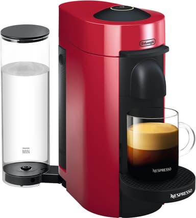 NESPRESSO® VertuoPlus-kaffemaskine fra DeLonghi, Rød