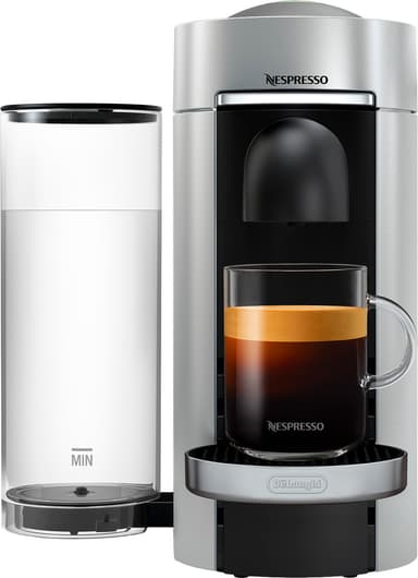 NESPRESSO® VertuoPlus-kaffemaskine fra DeLonghi, Silver