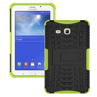 Stødfast shell med stativ Samsung Galaxy Tab 3 Lite 7.0 "T110  - grøn