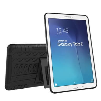 Stødfast shell med stativ Samsung Galaxy Tab E 9.6 "T560 - sort