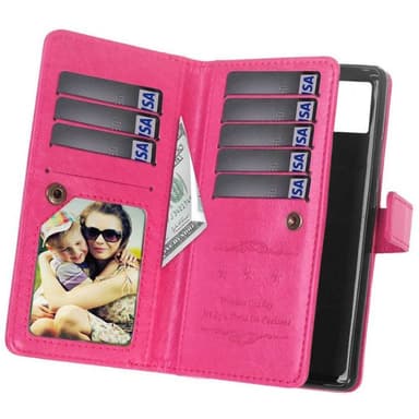 Dobbeltflip Flexi 9-kort Samsung Galaxy Note 10 Lite (SM-N770F)  - lys