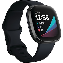 Fitbit Sense smartwatch (carbon/graphite rustfrit stål)