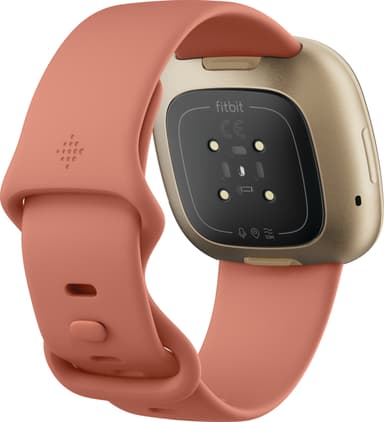 Fitbit Versa 3 smartwatch (pink clay/soft gold aluminium)