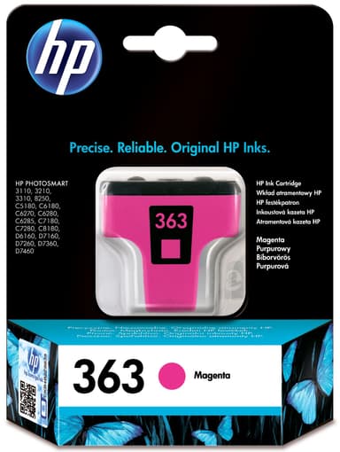 HP blækpatron 363 Magenta