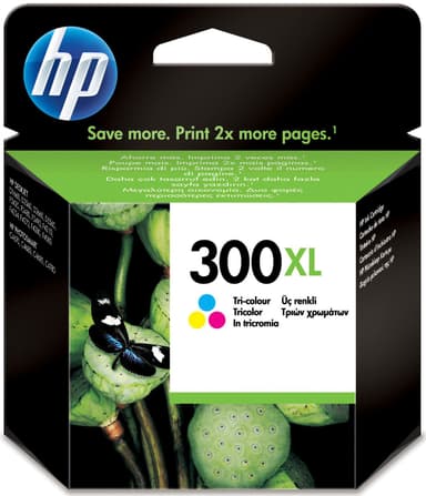 HP blækpatron 300 XL Cyan Magenta Gul