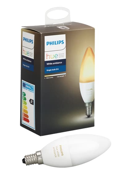 Philips Hue White ambiance pære 6W B39 E14