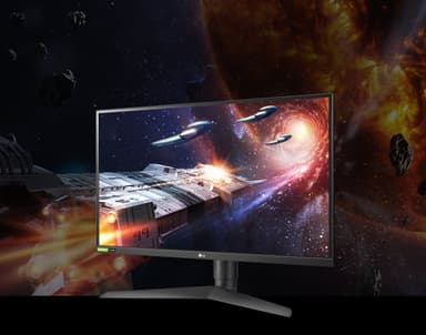 LG 27GL83A 27" skærm (sort)