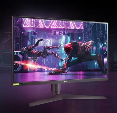 LG 27GL83A 27" skærm (sort)