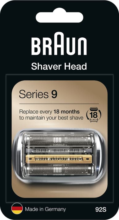 Braun Serie 9 skærehoved 92 S - sølv
