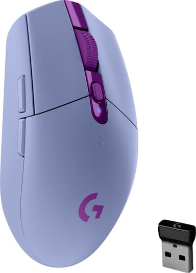 Logitech G305 Lightspeed trådløs gaming mus (lilac)