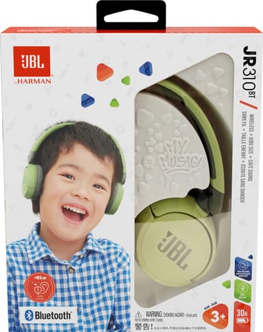 JBL Jr. 310BT on-ear trådløse høretelefoner (grøn)