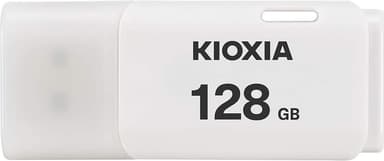 Kioxia TransMemory U202 flash drev 128 GB (hvid)