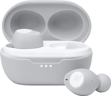 JBL Tune115TWS true-wireless in-ear høretelefoner (hvidt)