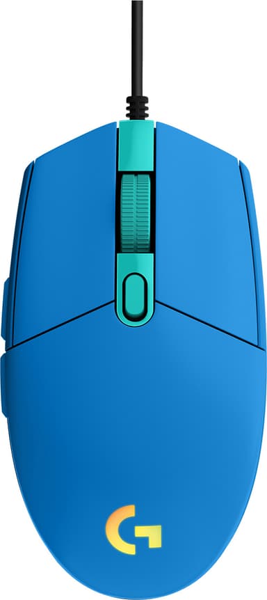 Logitech G203 Lightsync gaming mus (blå)