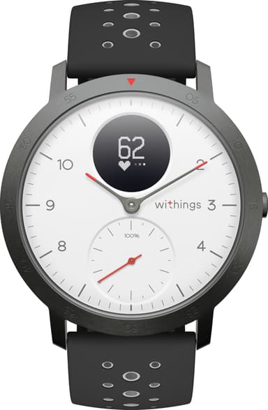 Withings Steel HR Sport hybrid smartwatch 40 mm (hvid/sort)