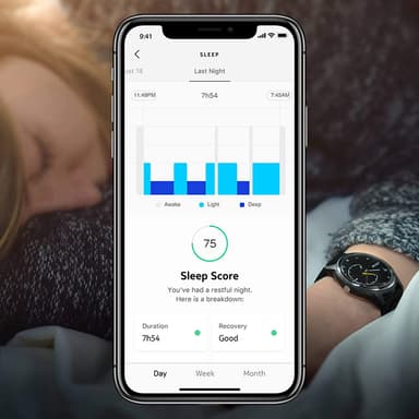 Withings Move ECG analogt ur 38 mm (sort)