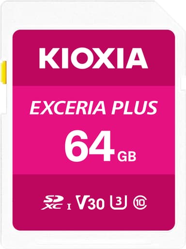 Kioxia Exceria Plus 64 GB SDXC hukommelseskort