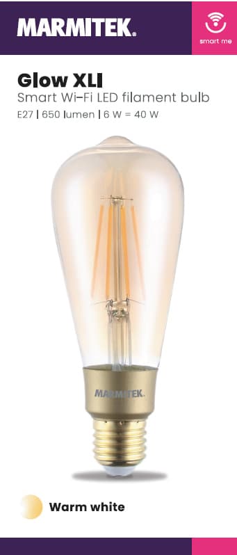 Marmitek GlowXLI LED-pære E27 8512