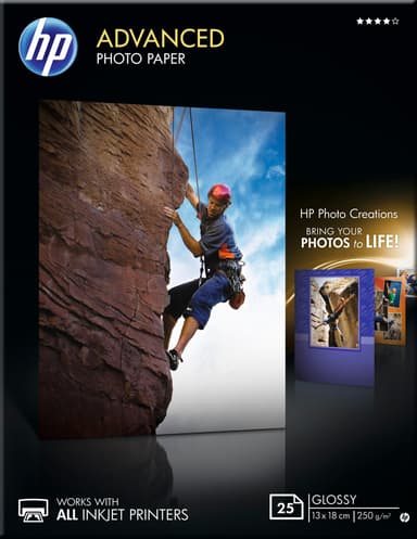 HP Advanced fotopapir Glossy 13 x 18 cm