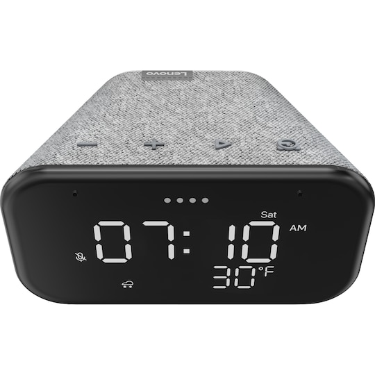 Husarbejde Diligence Betjene Lenovo Smart Clock Essential med Google Assistant (soft touch grey) |  Elgiganten