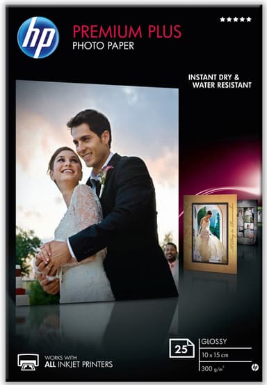 HP fotopapir Premium Plus 25 stk.