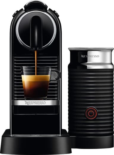 NESPRESSO® CitiZ&milk kaffemaskine fra DeLonghi, Sort