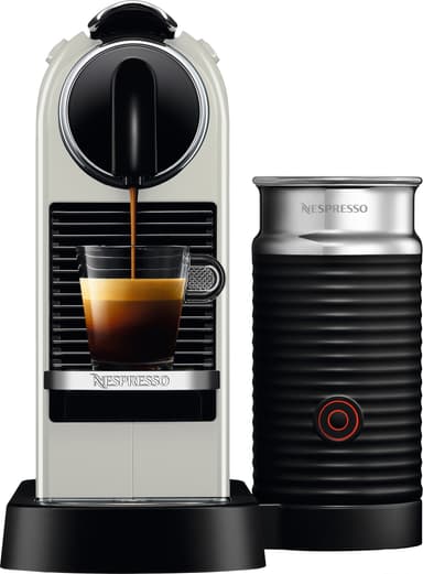 NESPRESSO® CitiZ&milk kaffemaskine fra DeLonghi, Hvid